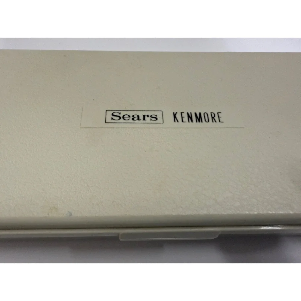 Vintage Sears Kenmore Sewing Machine Case Box Storage Organizer